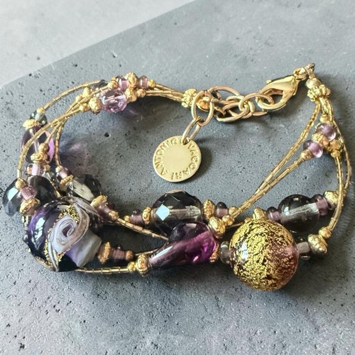 Bracciale vetro murano - di,